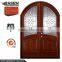 Superior quality glass double entry door, arch main door design                        
                                                Quality Choice