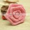 High Quality Burlap Rose ribbon Flowers, applique Mutiple skirt Colors Artificial Flower Wholesale For sale