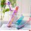 portale/colorful/plastic toothbrush tube/travel necessary toothbrush storage box