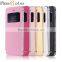 Wallet Embossed Genuine Leather Metal Bumper with Diamond Edged Flip-On Back Cover Cell Phone Cases for Iphone6plus