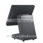 dual screen 15 inch all in one retail pos equipment / point of sale terminals/ point of sale machine