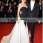 Blake Lively White and Black Gorgerous Strapless Ball Gown at 2014 Cannes Film Festival Red Carpet hollywood blue films TPD264