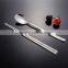 Stainless Steel Korean Spoon and Chopsticks Set with PVC packing and nice design