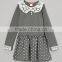 China Latest little kids cotton summer ruffle design casual dress for fancy girls