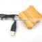 USB Charging 4-Port USB 2.0 Hub Wooden Material Portable Hub