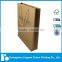 Brown kraft paper bag hot stamping with twisted handle without printing