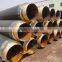 thermal steam insulation pipe with rolling supporting