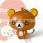 Wholesale cute bear kuma LED light flash keychain