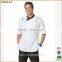 New style polyester cotton kitchen clothing white fit chef clothing uniform