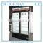 Tempered Glass Display 2 Door Upright Freezer