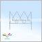Factory supplier cheap simple modern design durable iron small garden fence