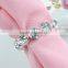 Table Decoration & Accessories Type crystal acrylic stones napkin ring