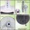 CR-8803B Classic design solar rechargeable oscillating fan mobile charging available