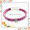 Ladies Genuine Leather Braid Cord Bracelet For Jewelry Leather Bracelet