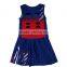 Wholesale sublimated custom netball jersey