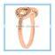 Infinity Jewelry -CT Diamond Infinity Symbol Ring In Rose Gold