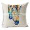 3d zebra print customized chair chshion