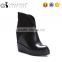 made-in-china winter boots rubber sole for snow boots diamond wedge heel heated work boots