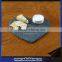 2013 Newest design ware vairous sizes and shapes natural black main course slate plate