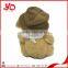 Custom made plush teddy bear toy, soft brown teddy bear toy with T-shirt plush toy
