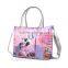 2016 newest design handbag nice lady handbag fashion PU handbag with wallet