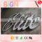 High bright waterproof acrylic led light decorative alphabet letters
