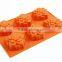 FDA/LFGB Flower Shaped Silicone Cake Pop Mold