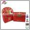 Red Emobossing and Laser Cut Lace Wedding Candy Box