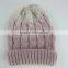 2016 colorful winter hat custom knitted ladies fashion hats
