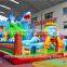 2016 Hot Sale Inflatable Sea World Playground Fun City,Inflatable Dolphin Bouncers,Inflatable Shake Jumping Obstacle Course Game