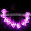 led string light with heart/light christmas led battery light strings