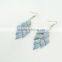 Cheap Silver Plated Blue Metal Jewelry Fancy Earrings For Party Girl