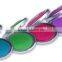 HUEZ BRAND round shape 4color a set blue green pink purle hair chalk easy use