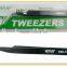 HRC40 Black Stainless Steel ESD Tweezers