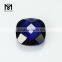 Top Machine Cut Double Checker Synthetic Blue Sapphire