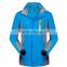 Women's breathable outdoor jacket waterproof 228T taslon with waterproof and breathable membrane+300g micro fleece lining