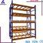 FIFO warehouse carton flow rack