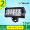 Sale promotion! 36W LED OFFROAD LIGHT BAR 9-32V DC waterproof Led Offraod Light tractor trailer price 4WD