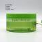 PET 250ml Green Clear Plastic Jar With Screw Cap
