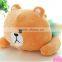 Cheap Wholesale Custom Kids Toys Stuffed Bear Pillow People Plush Toy