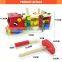 Hot selling educational mini baby wooden car toy for sale