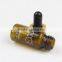 Pretty amber penicillin bottle vial tubular bottles