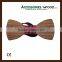2016 Different Colors of Zebra Wood Wooden Bowtie for Promotion