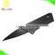 Cardsharp authentic credit card sized folding knife with black blade