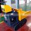 garden mini rubber track transporter