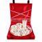 IndianArtVilla Silver Plated 7 Piece Dinner Set Thali Set, gift Packing Box - Dinerware Restaurant Hotel Home Gift item