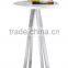TB elegant style black bar tables and stoolsi in chrome