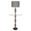 2017 hotel decorative floor lamp for hotel with linen shade good for inn decor high end light color floor tile brushed brass