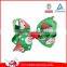 Fashion Xmas Hair Bows Grosgrain Ribbon Hairbows
