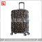 fancy leopard suitcase , print hardshell spandex luggage cover colorful